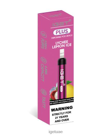 IGET bar- IGET LP0F834 iget vapes plus ثلج ليمون ليتشي