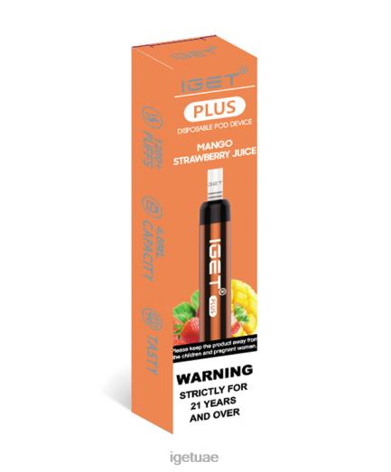 IGET vape- IGET LP0F835 نكهات iget vape بلس عصير مانجو فراولة