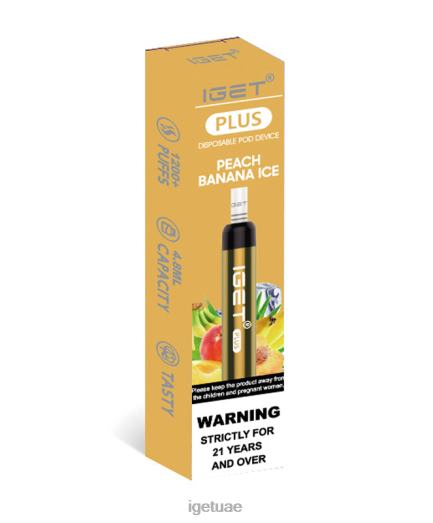 IGET vape uae- IGET LP0F836 iget vape plus ثلج موز خوخ