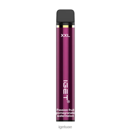 IGET vape dubai- IGET LP0F8365 ايجيت فيب XXL 1800 سحبة الباشن فروت الرمان البطيخ