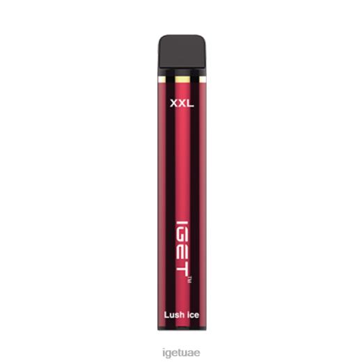 IGET vape dubai- IGET LP0F8366 إيجيت فيب الإمارات العربية المتحدة خالي من النيكوتين XXL 1800 سحبة الجليد الخصب