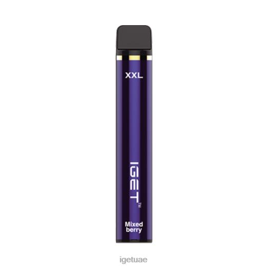 IGET vape dubai- IGET LP0F8366 إيجيت فيب الإمارات العربية المتحدة خالي من النيكوتين XXL 1800 سحبة الجليد الخصب
