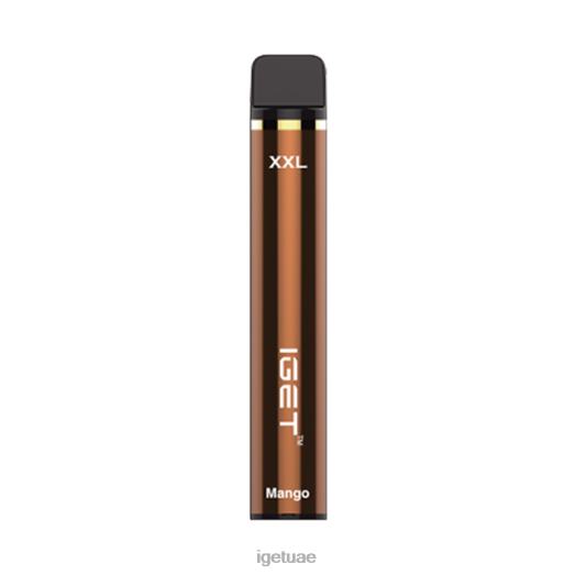 IGET vape dubai- IGET LP0F8366 إيجيت فيب الإمارات العربية المتحدة خالي من النيكوتين XXL 1800 سحبة الجليد الخصب