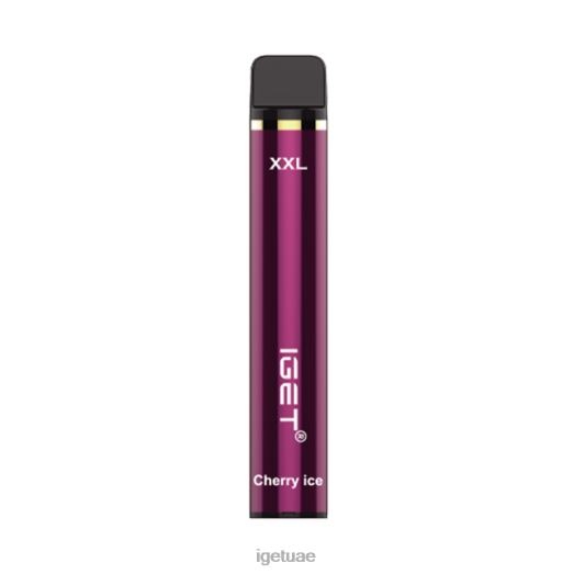 IGET vape dubai- IGET LP0F8366 إيجيت فيب الإمارات العربية المتحدة خالي من النيكوتين XXL 1800 سحبة الجليد الخصب