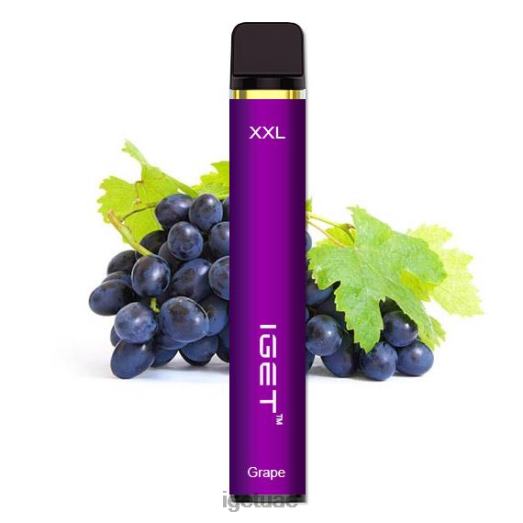 IGET bar dubai- IGET LP0F8432 إيجيت فيب الإمارات العربية المتحدة حجم XXL - 1800 نفسة عنب
