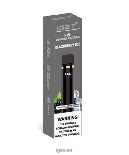 IGET vapes- IGET LP0F843 ايجيت فيب xxl ثلج بلاك بيري