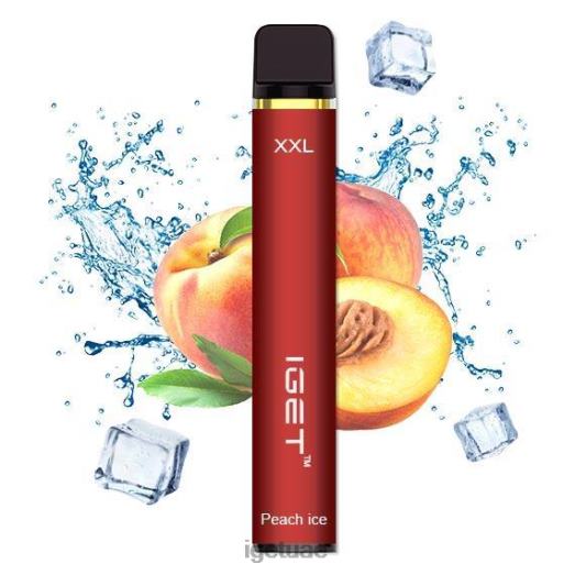 IGET bar abu dhabi- IGET LP0F8457 ايجيت فيبز XXL - 1800 سحبة جليد الخوخ