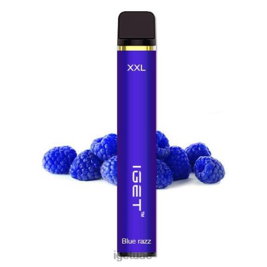 IGET vape dubai- IGET LP0F8459 ايجيت فيب XXL - 1800 نفسة الراز الأزرق