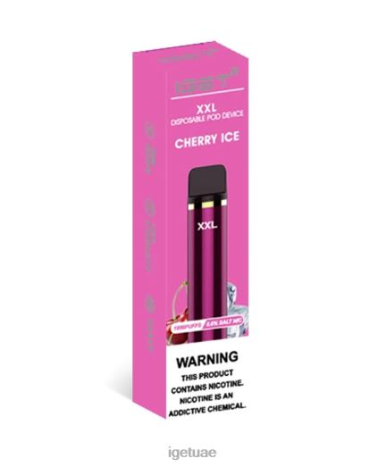 IGET bar abu dhabi- IGET LP0F849 نكهات iget vape xxl جليد الكرز