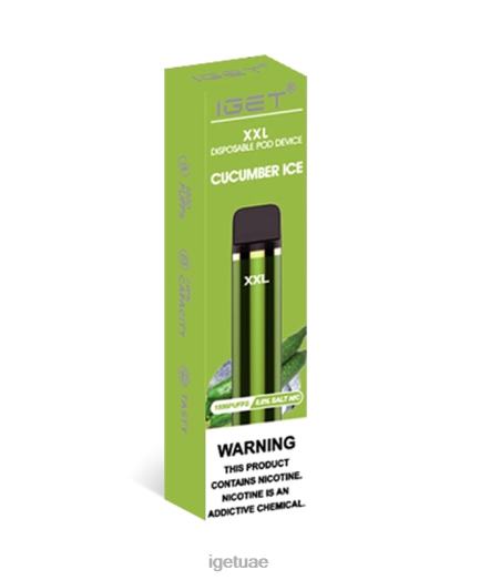 IGET vapes- IGET LP0F853 إيجيت دبي XXL جليد الخيار