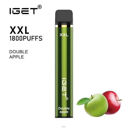 IGET bar- IGET LP0F854 iget vape دبي xxl تفاحة مزدوجة