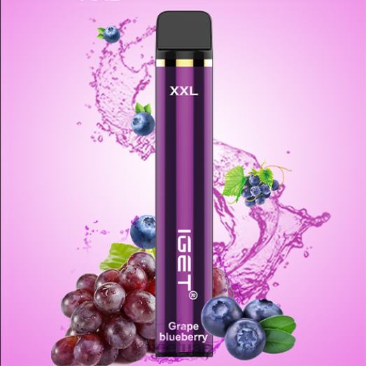 IGET vape dubai- IGET LP0F8552 ايجيت فيب ابو ظبي XXL - 1800 سحبة عنبية العنب