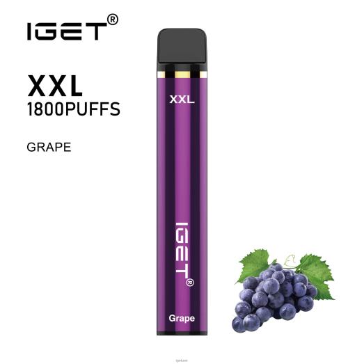IGET vape uae- IGET LP0F856 نكهات iget vape xxl عنب