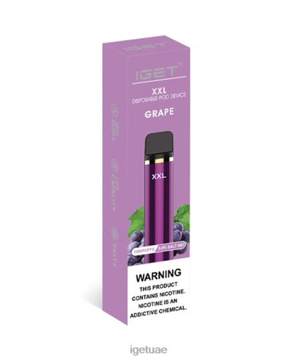 IGET vape uae- IGET LP0F856 نكهات iget vape xxl عنب