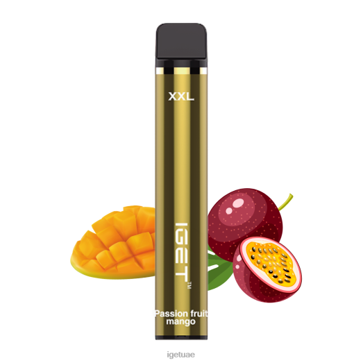 IGET bar- IGET LP0F8579 إيجيت فيب الإمارات العربية المتحدة حجم XXL - 1800 نفسة مانجو باشن فروت