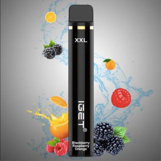 IGET dubai- IGET LP0F8645 ايجيت فيب دبي حجم XXL - 1800 سحبة توت العليق والبرتقال