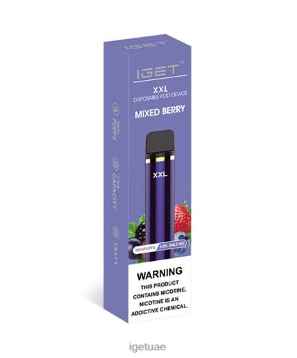 IGET vape- IGET LP0F865 iget vape الإمارات العربية المتحدة xxl التوت مختلطة