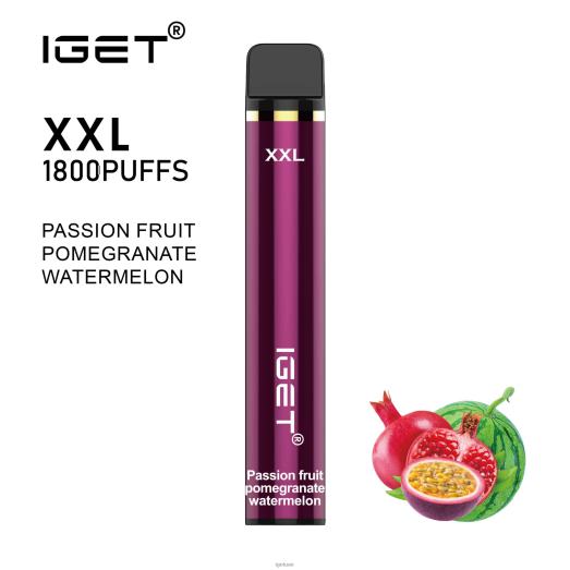 IGET bar abu dhabi- IGET LP0F869 ايجيت فيبس xxl الباشن فروت الرمان البطيخ