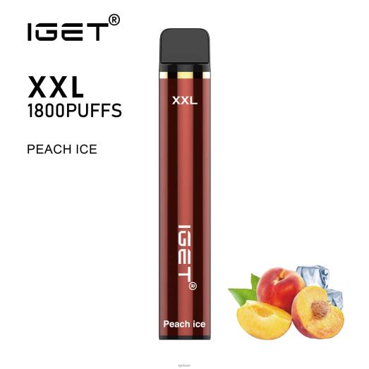 IGET dubai- IGET LP0F870 نكهات iget vape xxl جليد الخوخ