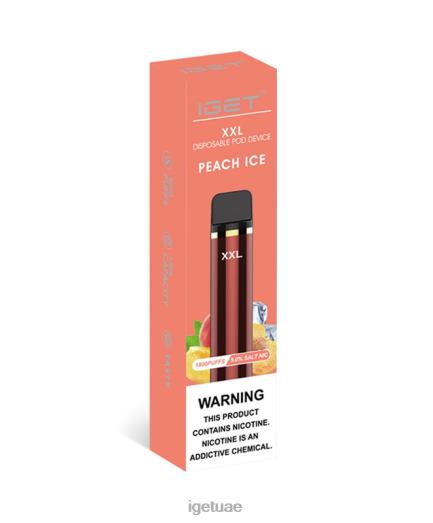 IGET dubai- IGET LP0F870 نكهات iget vape xxl جليد الخوخ
