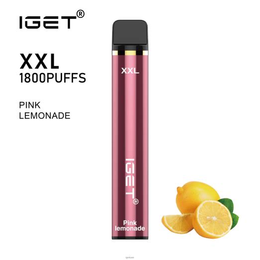 IGET bar dubai- IGET LP0F872 iget vape الإمارات العربية المتحدة xxl عصير الليمون الوردي