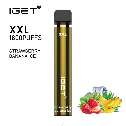 IGET bar- IGET LP0F874 إيجيت دبي XXL جليد الفراولة والموز