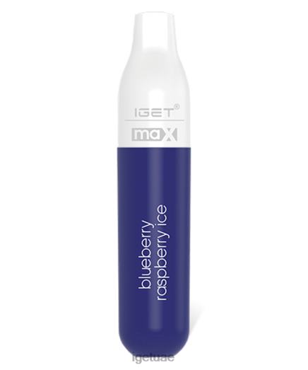 IGET vape- IGET LP0F880 iget vape أبو ظبي ماكس جليد التوت الأزرق
