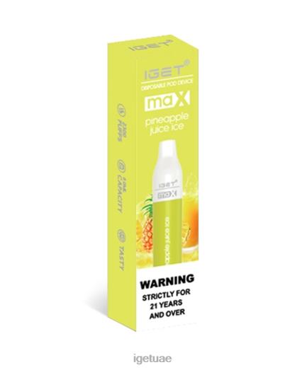 IGET vapes- IGET LP0F888 إيجيت دبي ماكس عصير أناناس مثلج