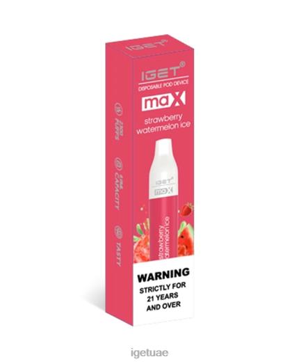 IGET bar uae- IGET LP0F892 iget vape ماكس الفراولة والبطيخ الجليد