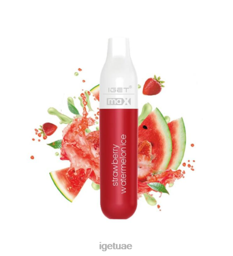 IGET vape uae- IGET LP0F8605 نكهات فيب ايجيت ماكس - 2300 نفسة الفراولة والبطيخ