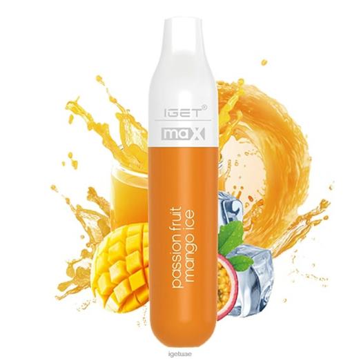 IGET vape abu dhabi- IGET LP0F8620 ايجيت فيب ماكس - 2300 نفسة باشن فروت مانجو مثلج