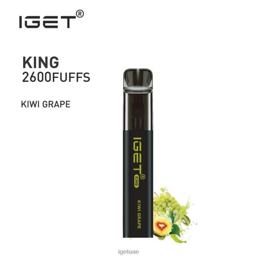 IGET vape abu dhabi- IGET LP0F8444 آيجيت فيب نكهات الملك - 2600 نفسة عنب الكيوي