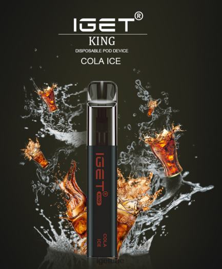 IGET dubai- IGET LP0F8451 آيجيت فيب نكهات الملك - 2600 نفسة جليد الكولا