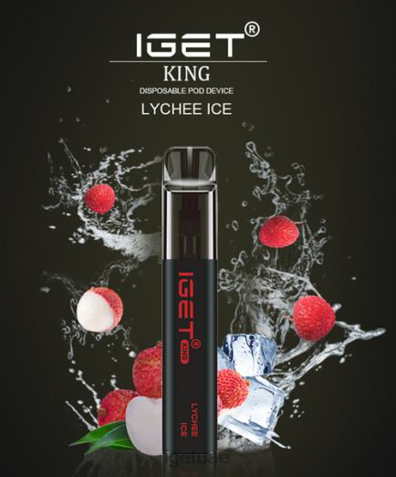 IGET vapes- IGET LP0F8490 إيجيت دبي كينغ - 2600 نفث ثلج ليتشي