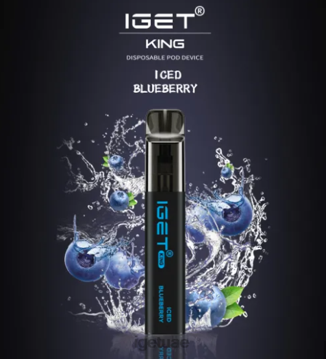 IGET vape uae- IGET LP0F8555 ايجيت فيبس كينج - 2600 نفسة توت مثلج