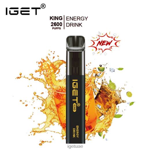 IGET bar uae- IGET LP0F8567 إيجيت دبي كينغ - 2600 نفث مشروب الطاقة الجليد