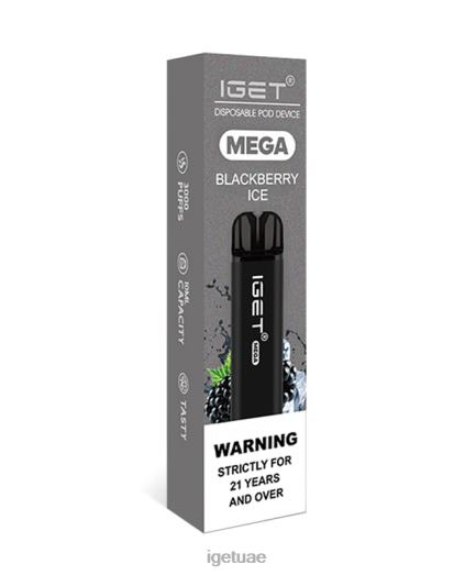 IGET bar- IGET LP0F8124 iget vape دبي ميجا ثلج بلاك بيري