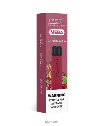IGET bar uae- IGET LP0F8127 iget vape ميجا كولا الكرز