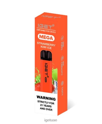 IGET vapes- IGET LP0F8143 iget vape أبو ظبي ميجا جليد الفراولة والكيوي