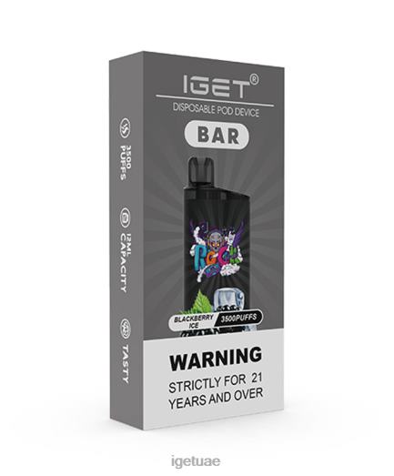 IGET bar abu dhabi- IGET LP0F8149 شريط iget vape ثلج بلاك بيري