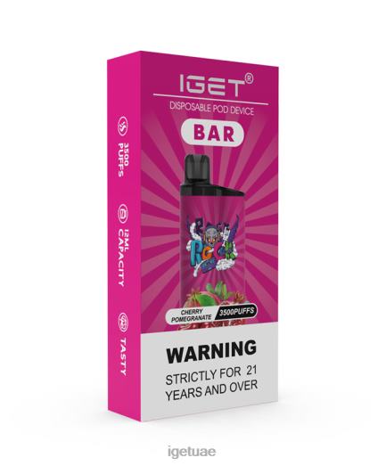 IGET vape- IGET LP0F8155 iget vape bar الرمان الكرز