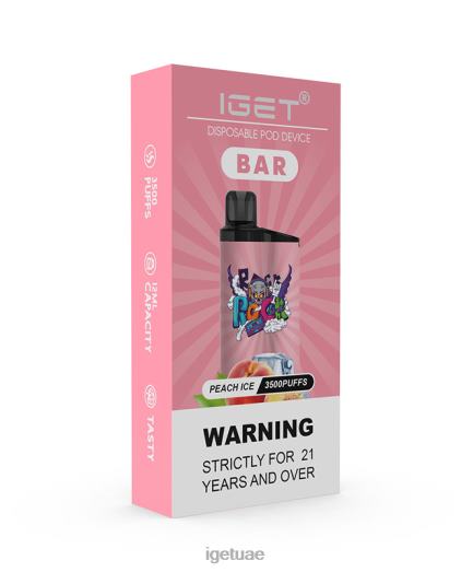IGET dubai- IGET LP0F8170 شريط iget vape جليد الخوخ