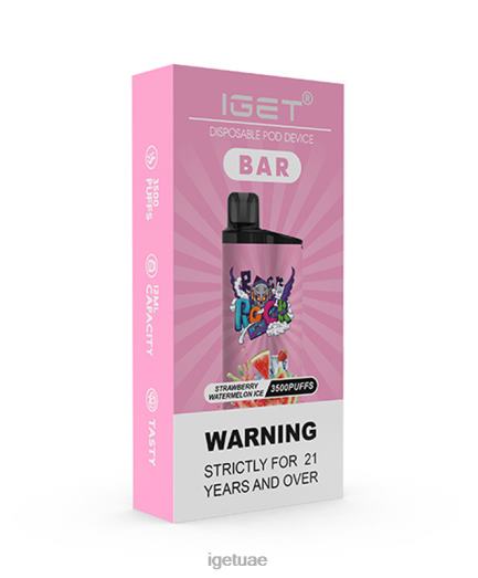 IGET vape uae- IGET LP0F8176 iget vape bar الفراولة والبطيخ الجليد