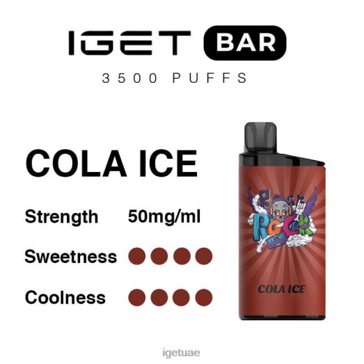 IGET bar uae- IGET LP0F8292 ايجيت فيب دبي بار 3500 سحبة جليد الكولا