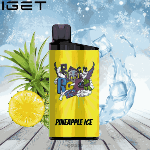IGET dubai- IGET LP0F8523 آيجيت فيب الإمارات العربية المتحدة - 3500 نفث ثلج الأناناس