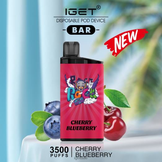IGET bar- IGET LP0F8560 آيجيت دبي بار - 3500 نفث توت الكرز