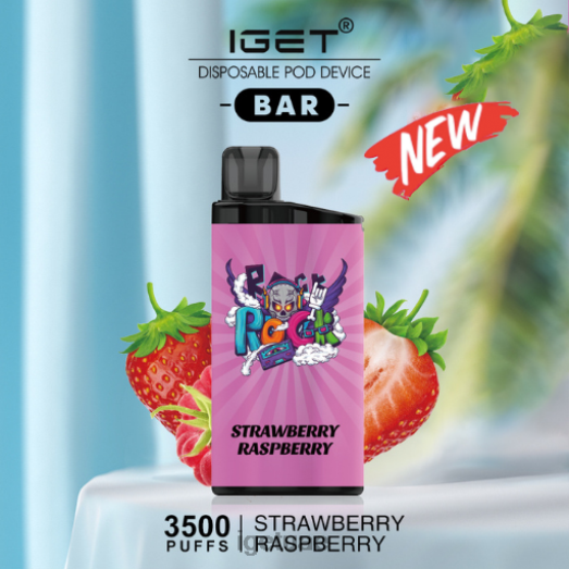 IGET dubai- IGET LP0F8596 ايجيت فيب دبي بار - 3500 نفث الفراولة، التوت