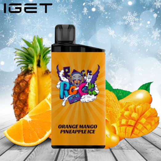 IGET vape dubai- IGET LP0F8608 آيجيت فيب أبو ظبي بار - 3500 نفث برتقال مانجو وأناناس