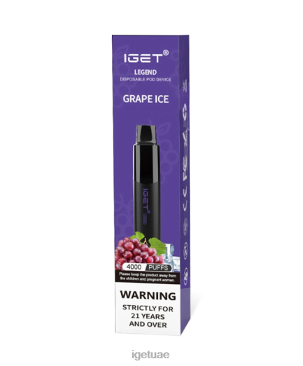 IGET vape- IGET LP0F8183 iget vape legend جليد العنب