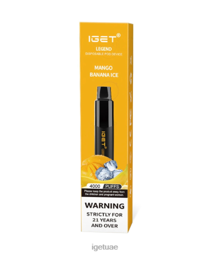 IGET bar uae- IGET LP0F8185 iget vape أبو ظبي أسطورة مانجو موز ثلج
